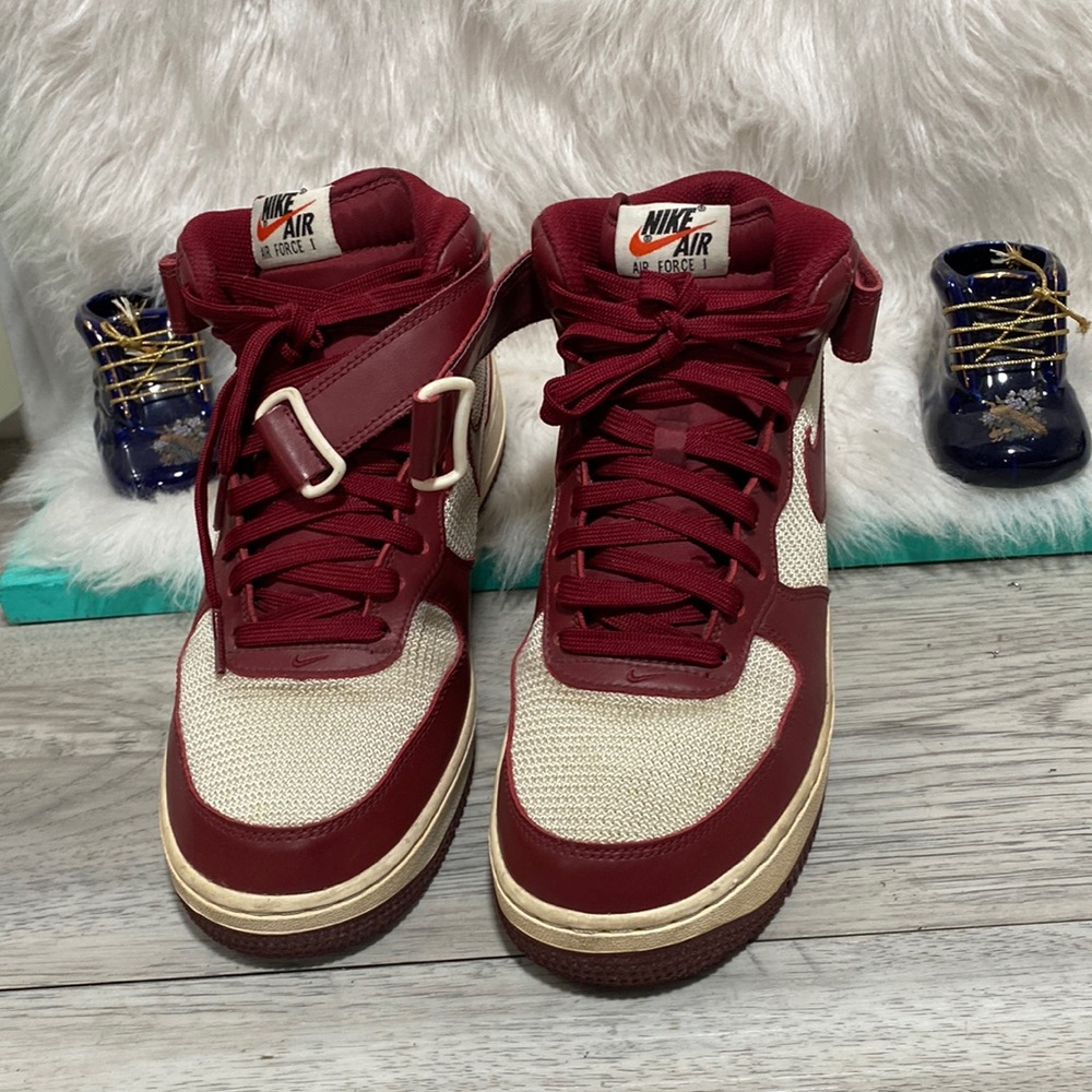 Nike Air Force 1 Mid 07 Team Red/Summit White Shoes Size 8 (315123-610) 
2016
